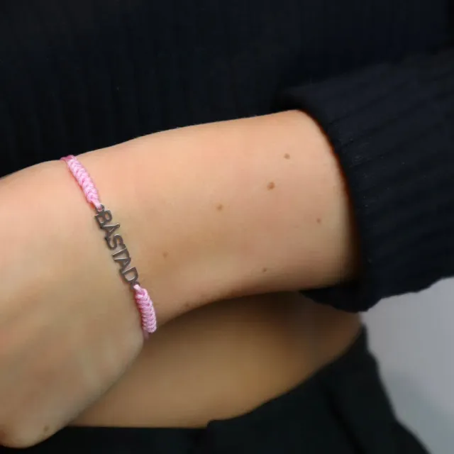 IOAKU Tennis Båstad armbånd rosa gull