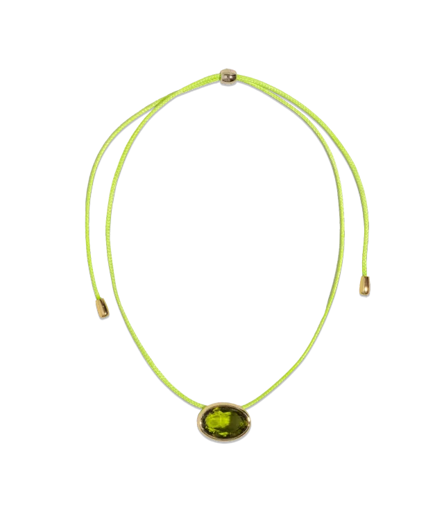 Loren Hope Marisol halskjede Olivine 66 cm glass