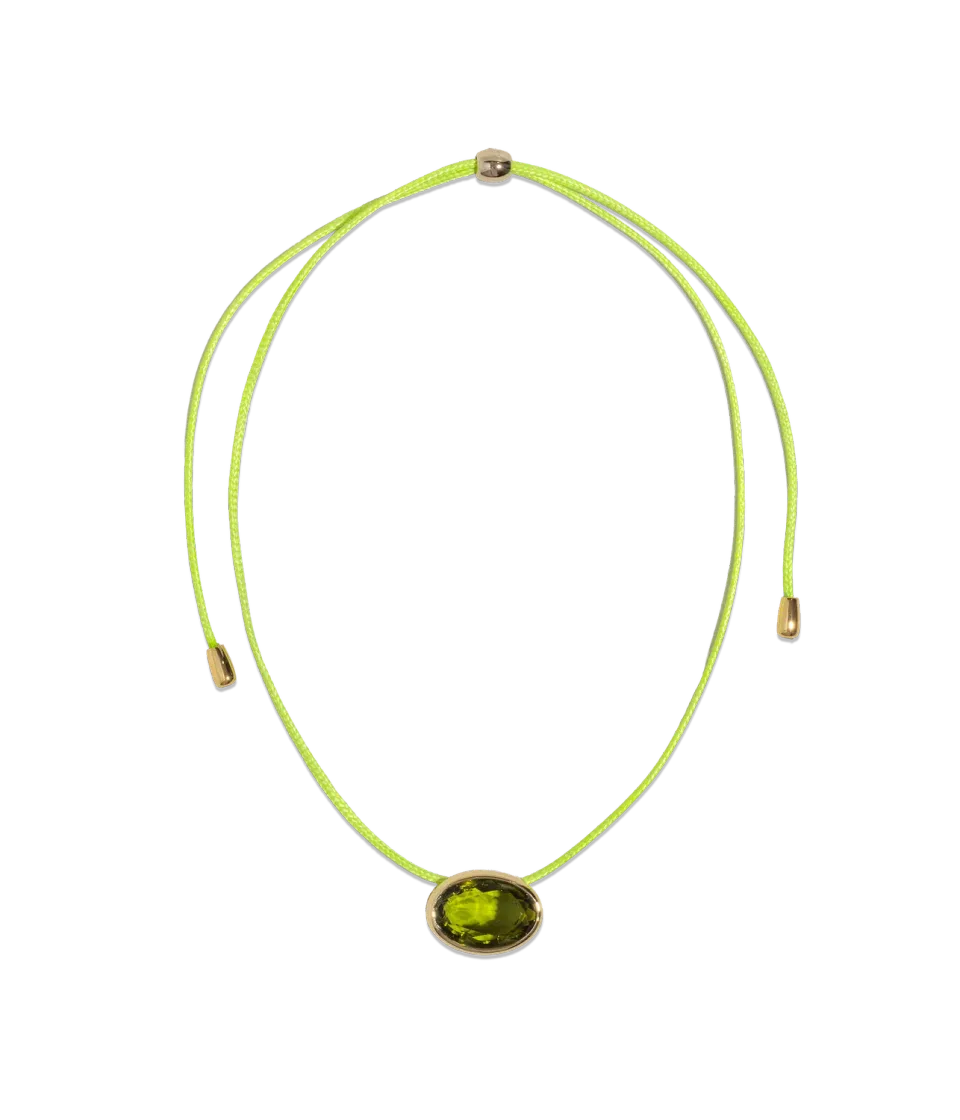 Loren Hope Marisol halskjede Olivine 66 cm glass