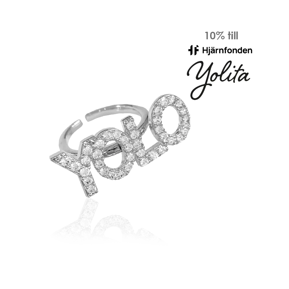 IOAKU Yolo Sparkle ring gull justerbar