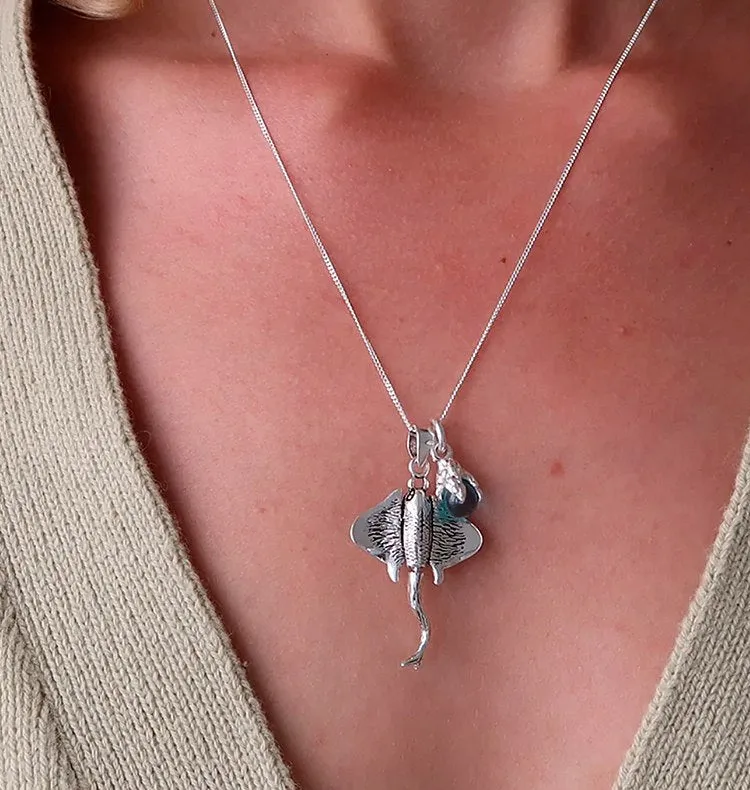 Wos Rocka charm 925 sølv rokke 4 cm