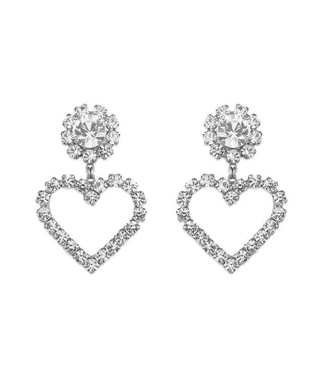Loren Hope Cupid Heart øredobber crystal 5 cm