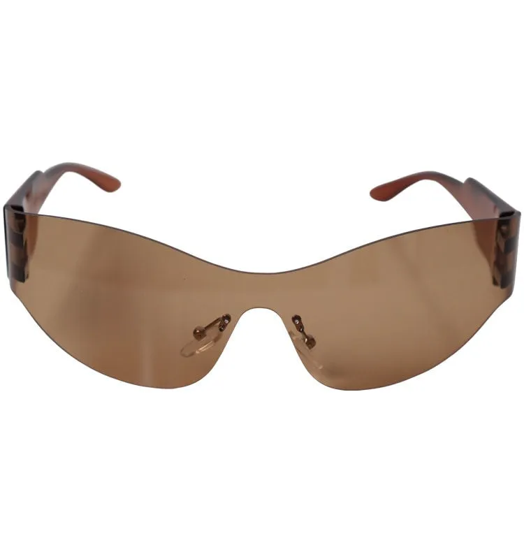 Wos WOS UP Shura solbriller plast brun retro