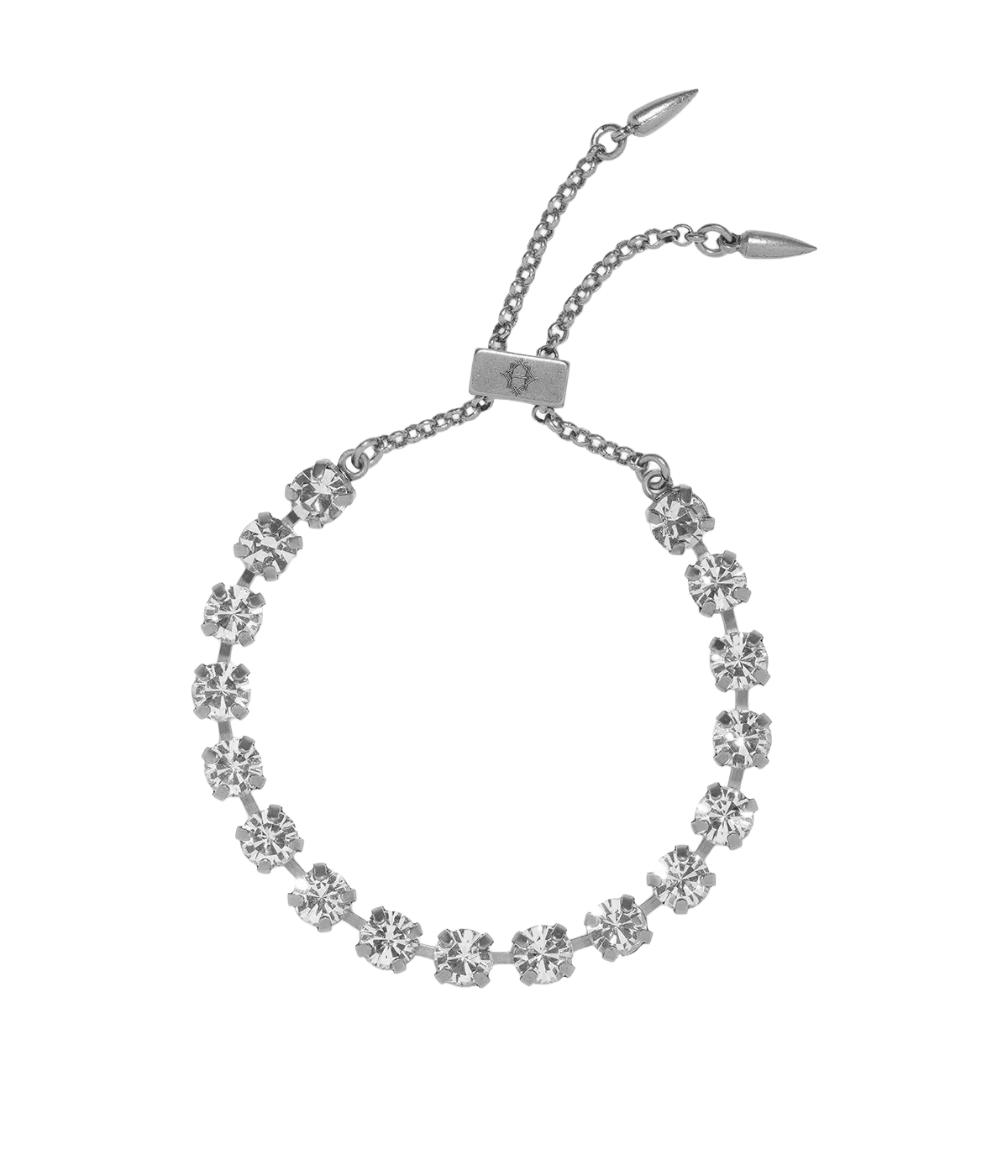 Loren Hope Milly Slider Crystal armbånd gull justerbart