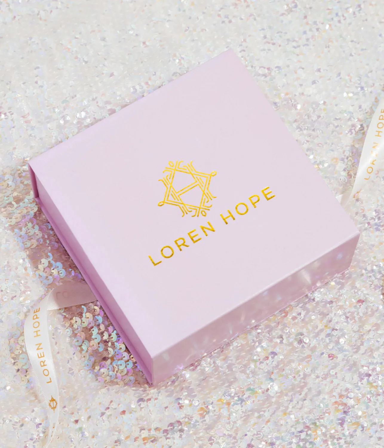 Loren Hope Rainbow Bright Studs øredobber 9-pak flerfarget glass