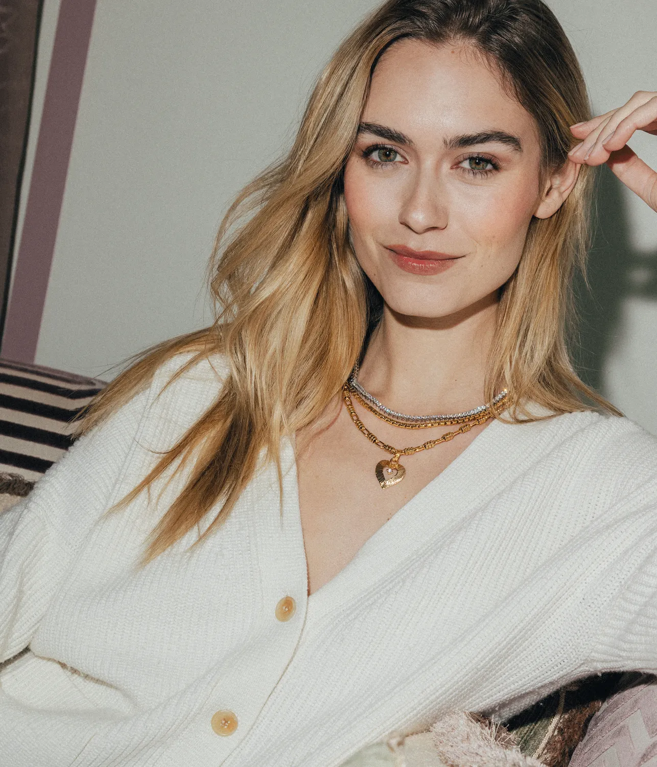 Loren Hope Gold Heart Charm anheng hjerte forgylt