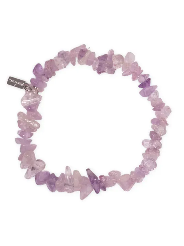 pfg Stockholm Gemstone armband lilla halvedelsten