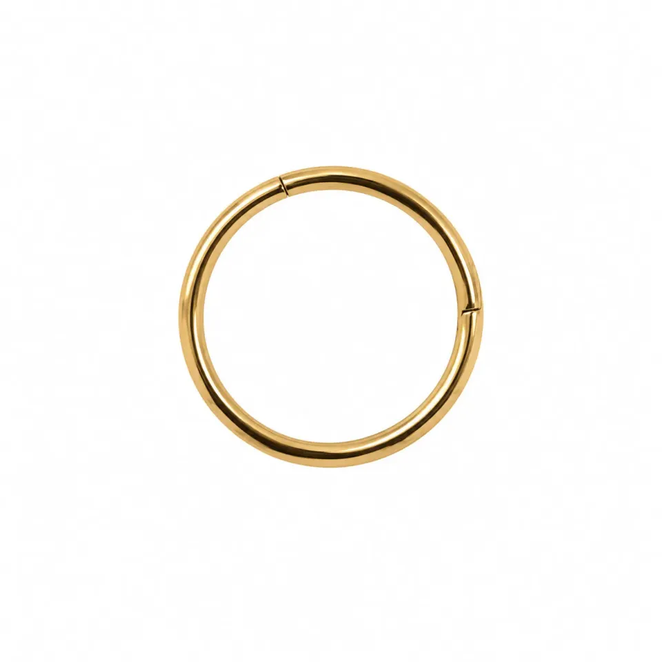 Wos UP Seamless ringøredobb gull 11 mm single