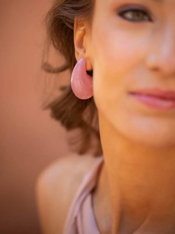 pfg Stockholm Drop øredobber rosa dråpe brud