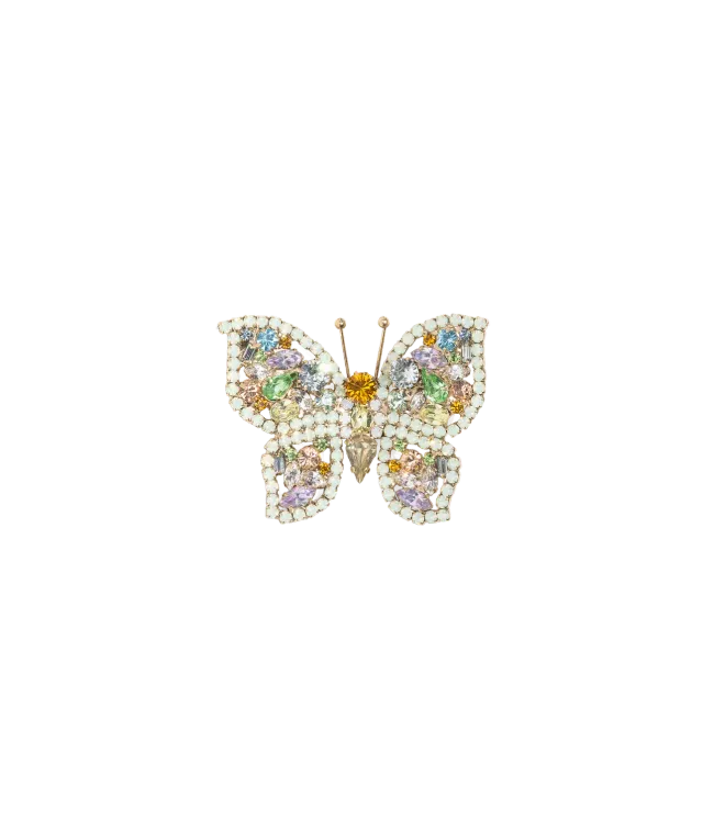 Loren Hope Butterfly Small brosje chrysolite