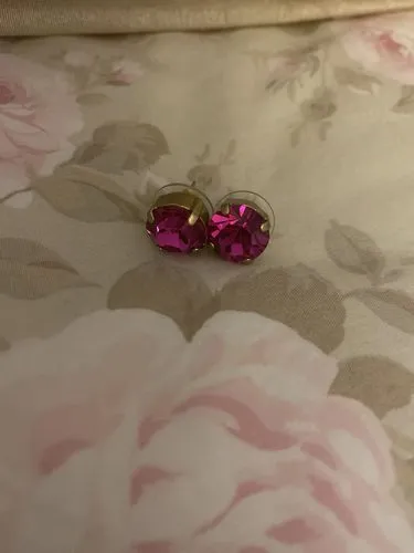 Loren Hope Kaylee øredobber Aqua 11 mm krystall