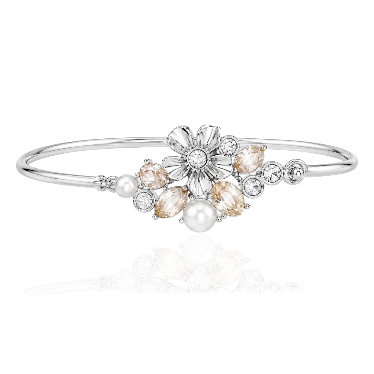 IOAKU La Fleur Sirène Garden cuff armbånd champagne