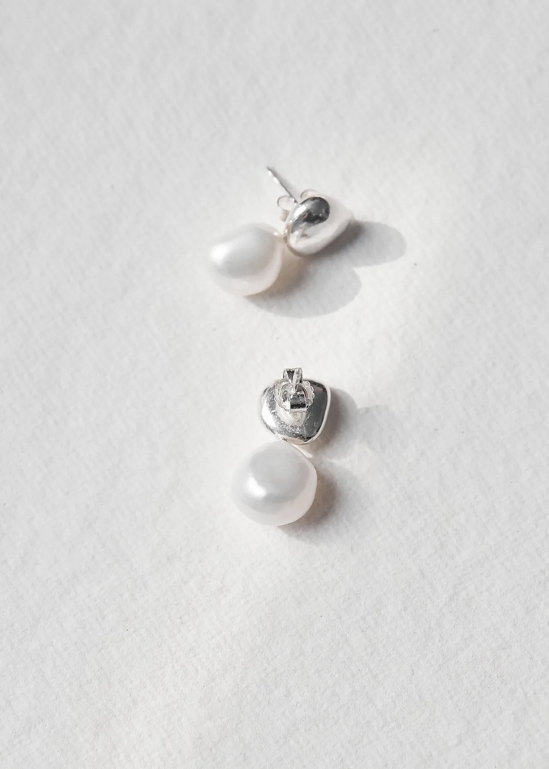 Studio Bille Kamille øredobber perle sølv 2,5 cm