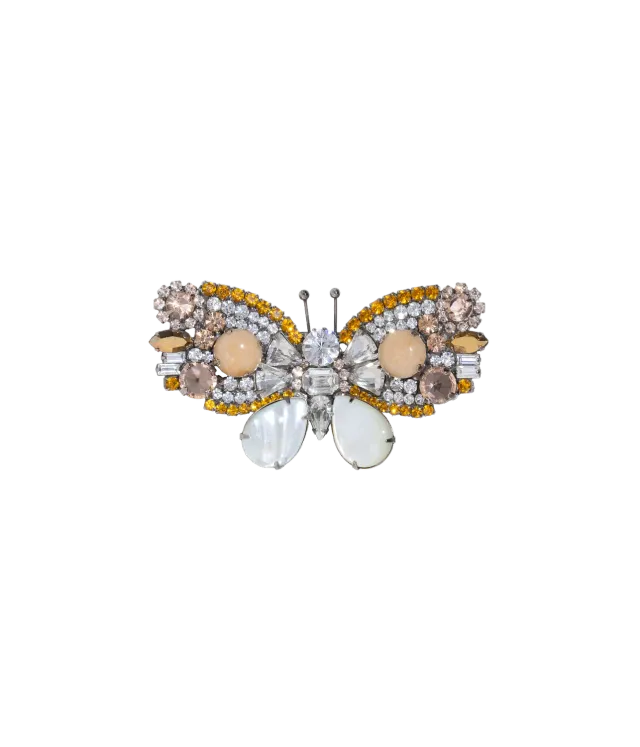 Loren Hope Medium Butterfly brosje mother of pearl unika