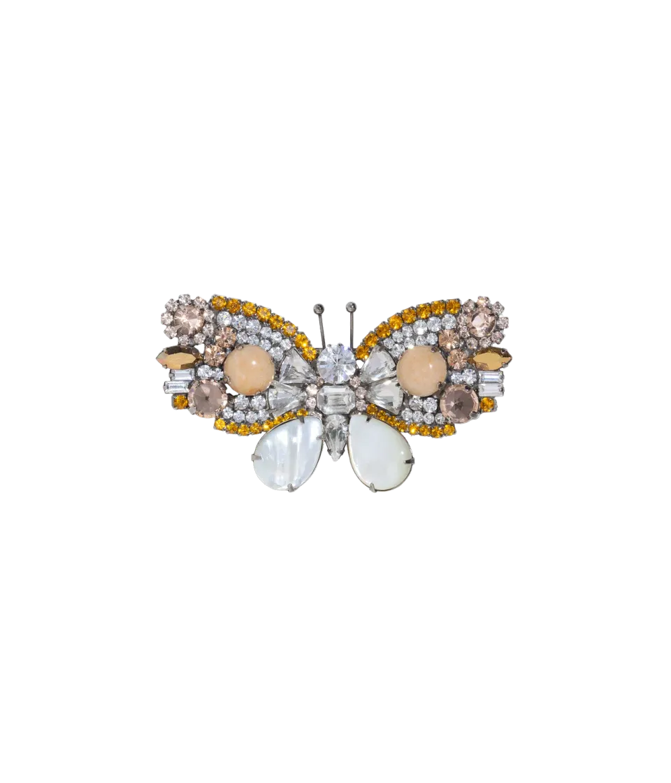 Loren Hope Medium Butterfly brosje mother of pearl unika