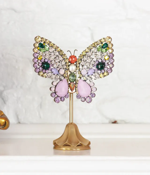 Loren Hope Small Empress Butterfly dekorasjon lavendel 15 cm