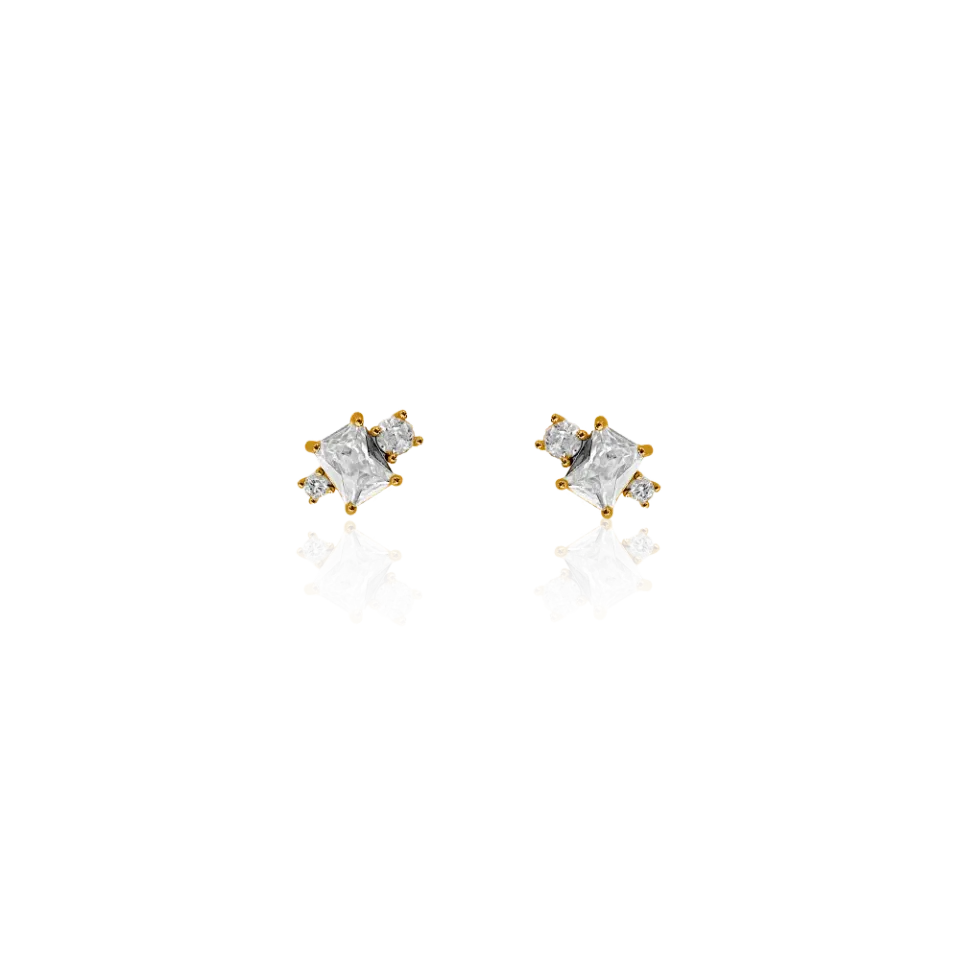 IOAKU Cleo studs øredobber gull kirurgisk stål