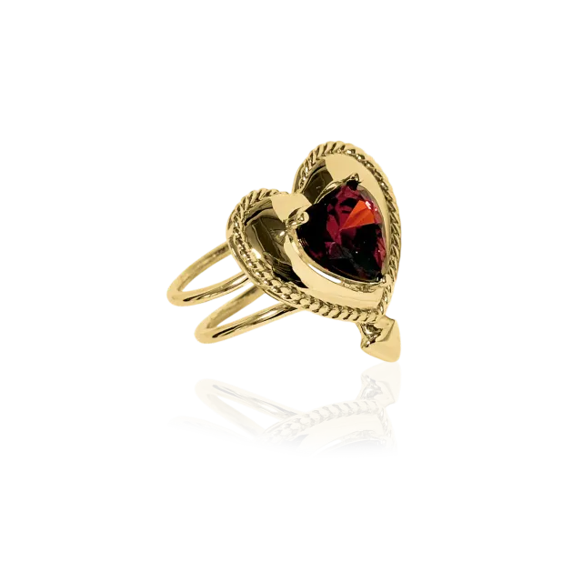 IOAKU Love Armor ring gull justerbar 2,5 cm