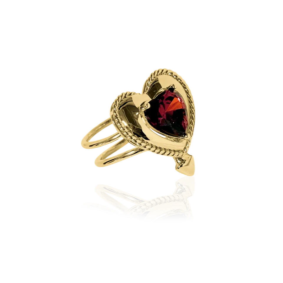IOAKU Love Armor ring gull justerbar 2,5 cm