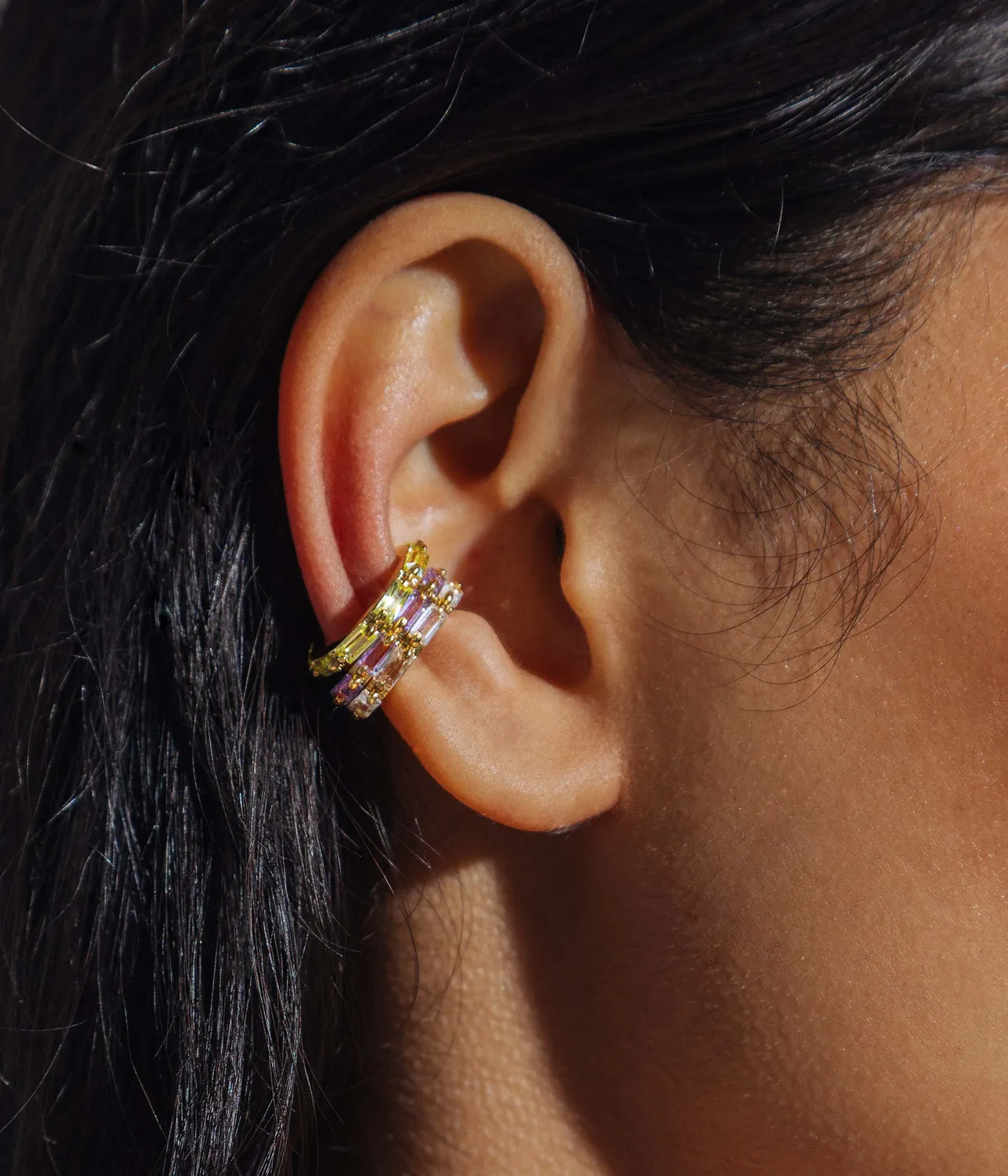 Loren Hope Plume Ear Cuff Øredobber Multi 3-pk gull