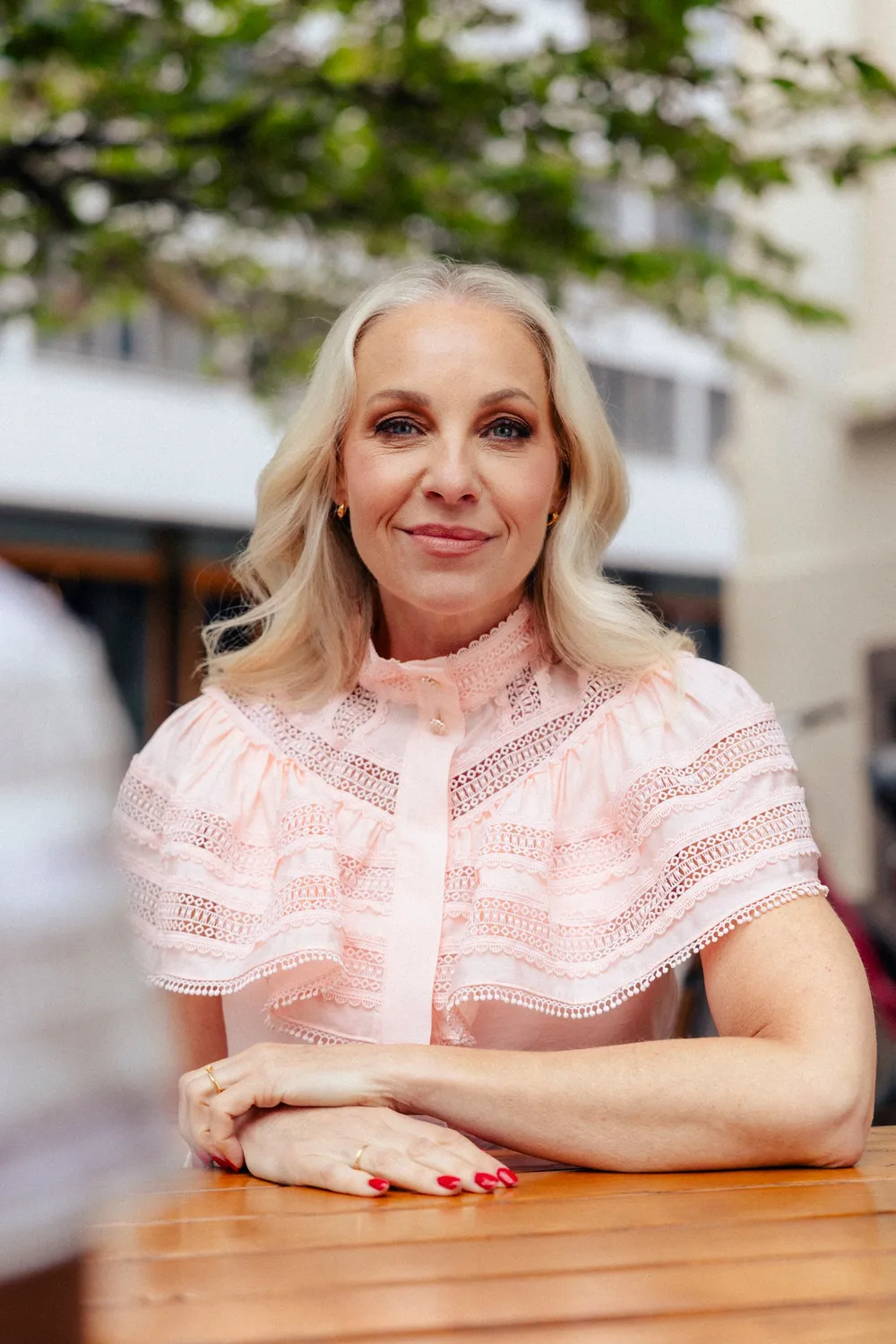 Janne Formoe Ulvifåreklær bluse pearl blush viskose
