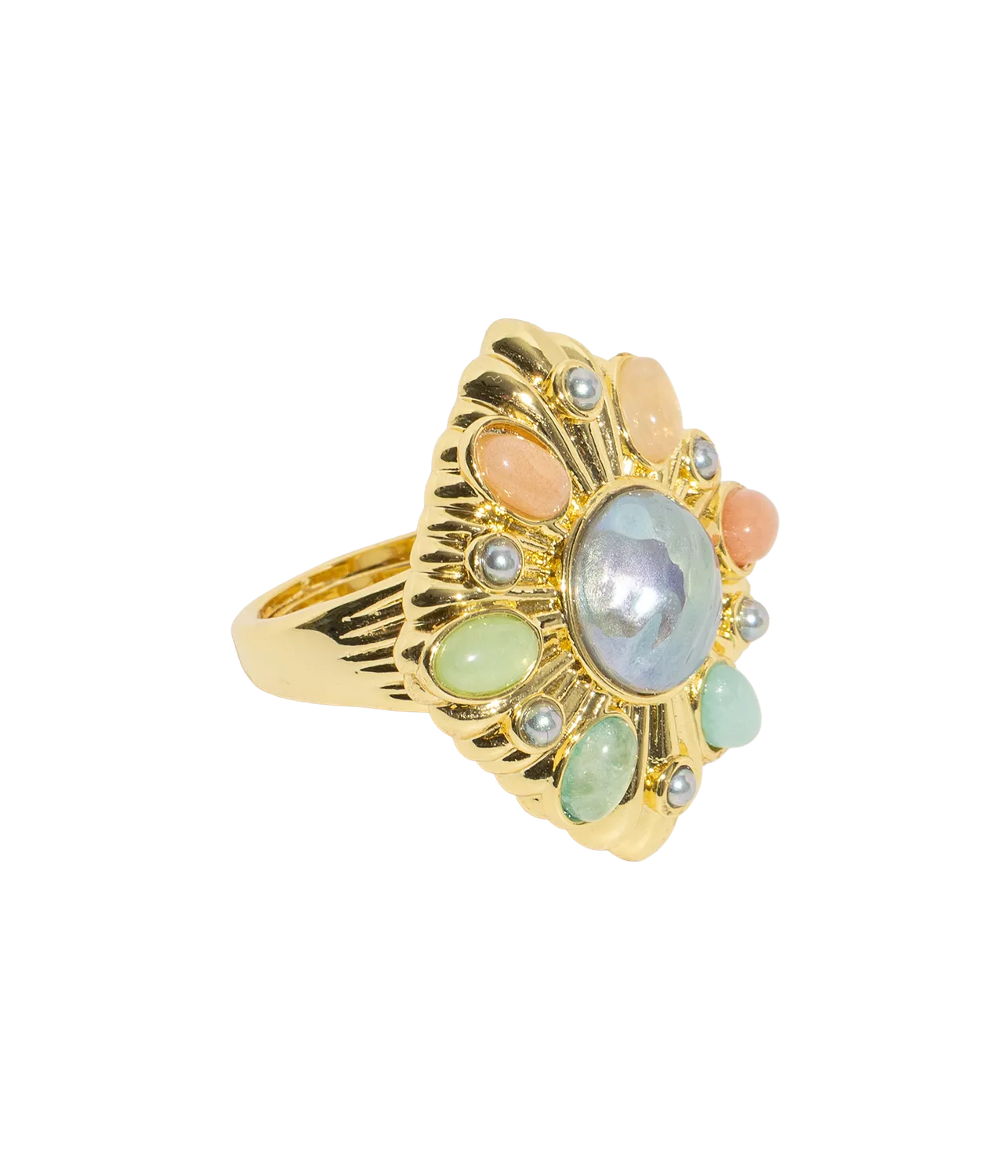 Loren Hope Davis ring multi pastell justerbar