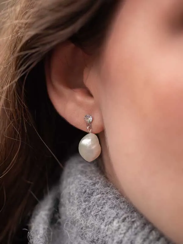pfg Stockholm Pearl Drop øredobber perle
