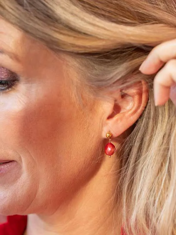 pfg Stockholm Renée øredobber rød