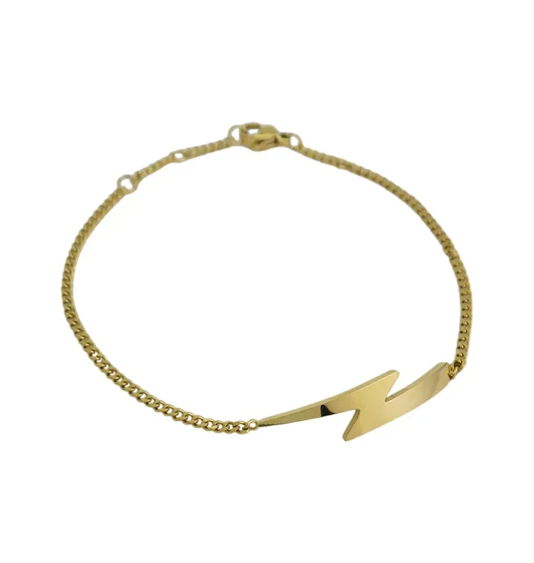 Wos Flashy Flashy armbånd gull 19 cm lyn