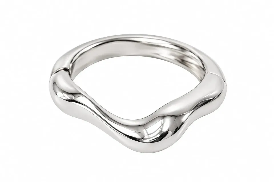 Wos WOS UP Yelena armbånd sølv bangle 5,8 cm