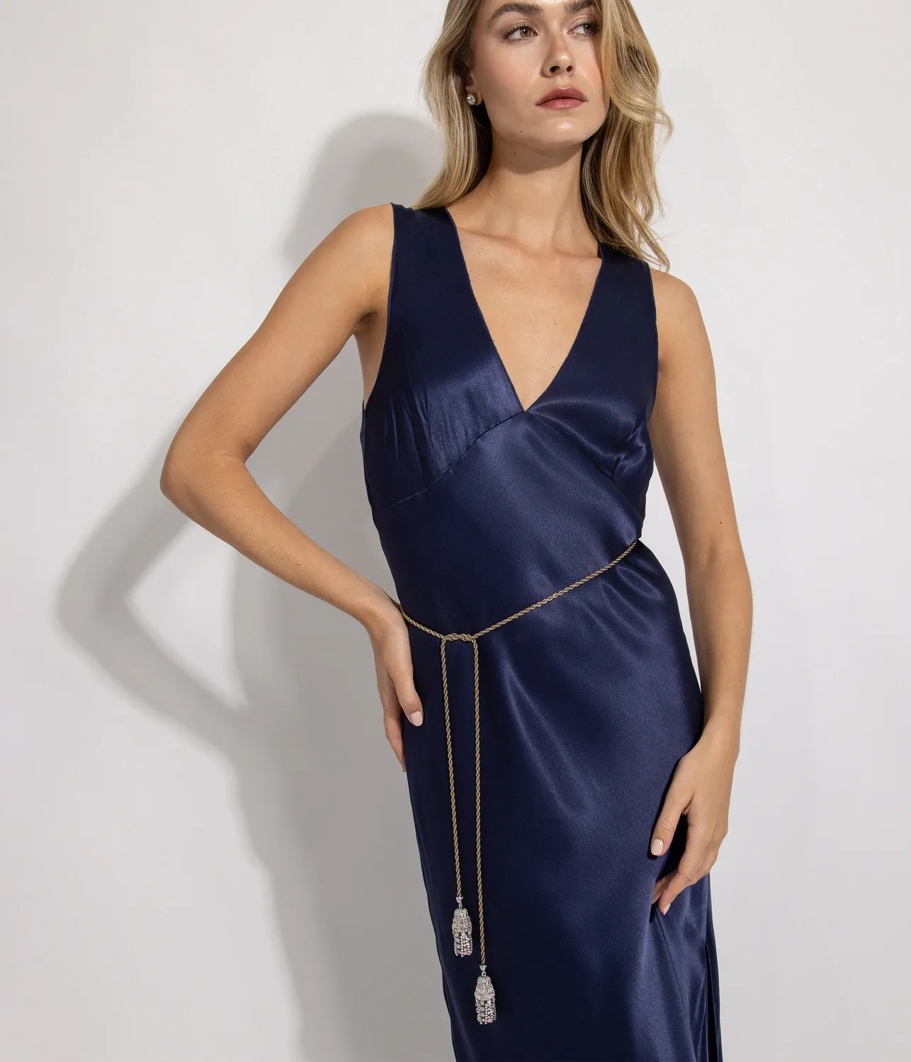 Loren Hope Dynasty Lariat halskjede Gull 137 cm