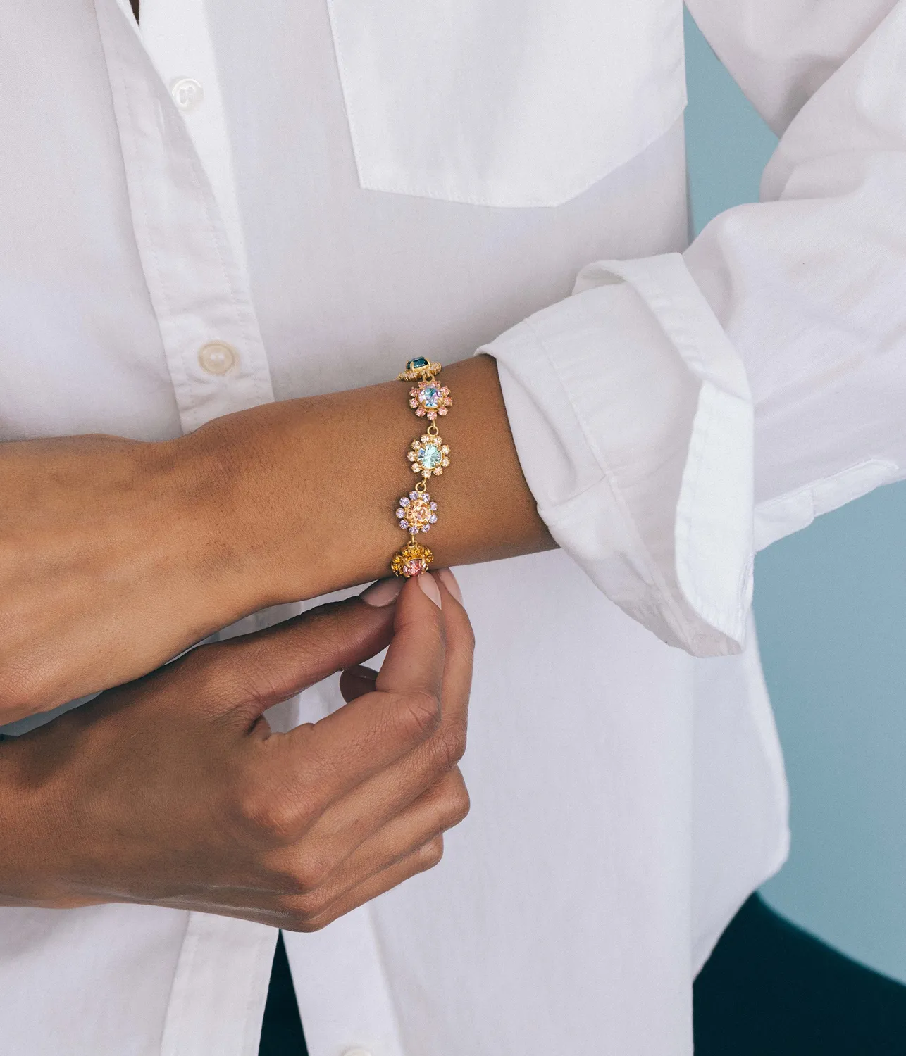Loren Hope Alora armbånd Multi blomster