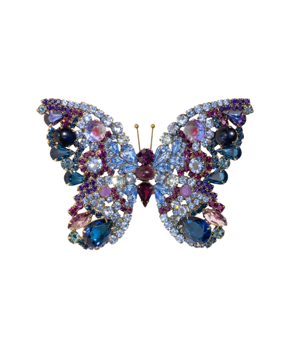 Loren Hope Butterfly brosje Montana X-Large
