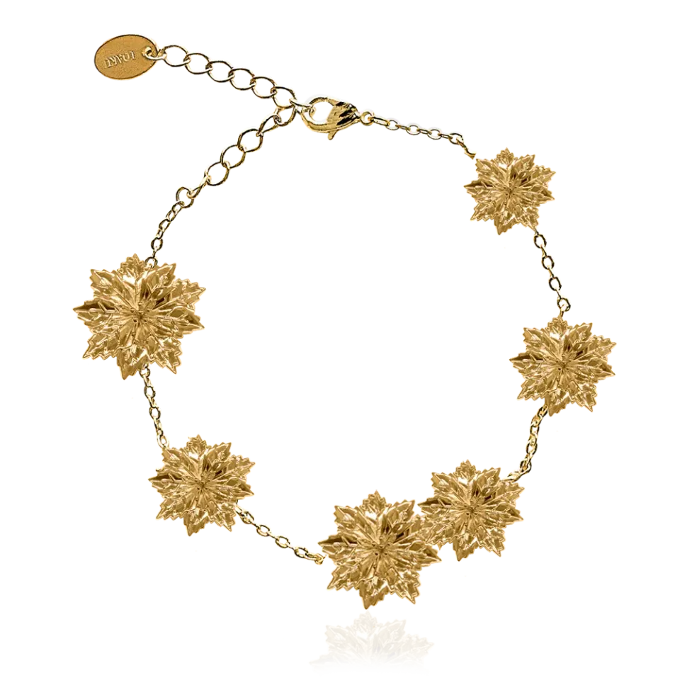 IOAKU Noelia Iconic armbånd gull 15+5 cm