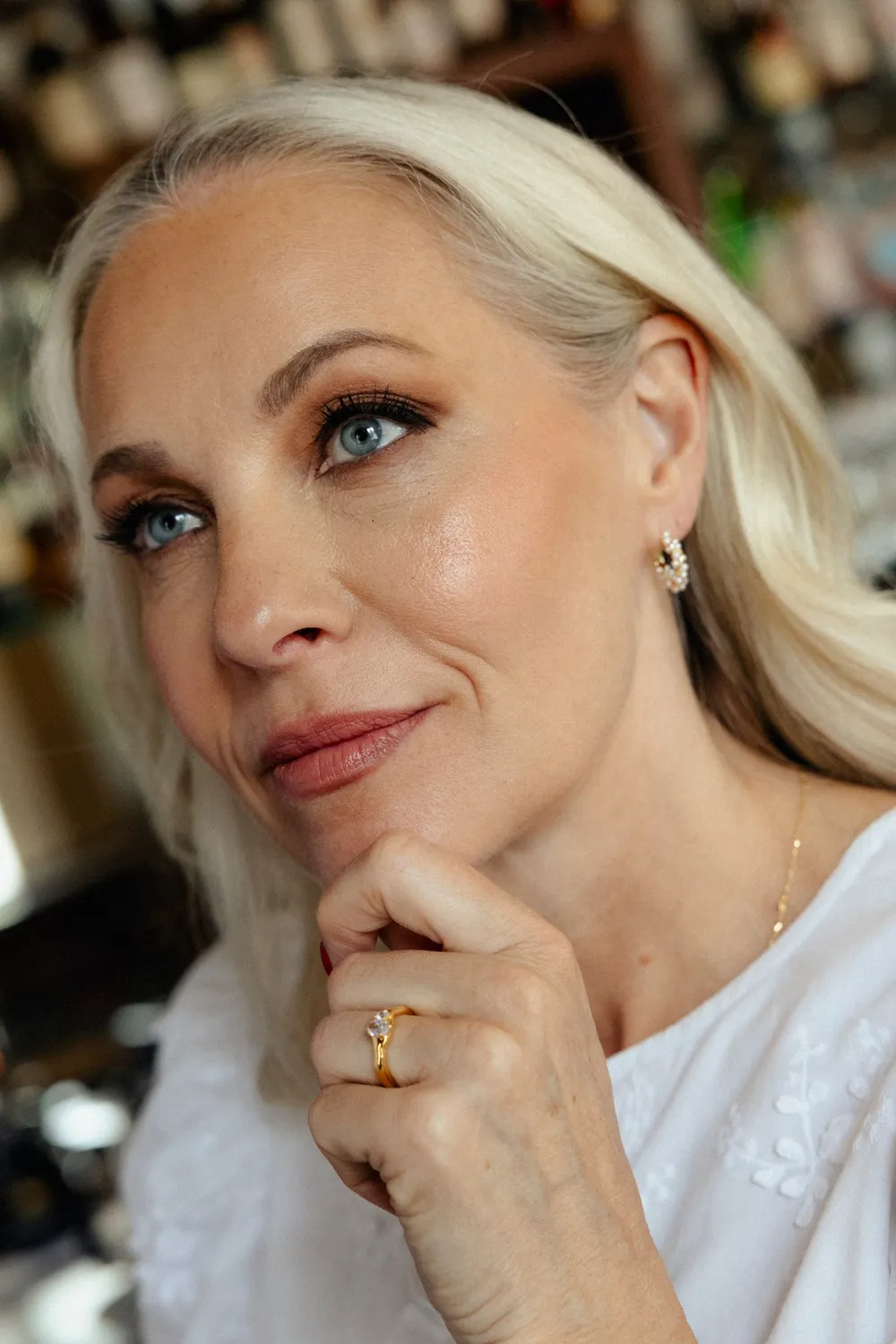 Janne Formoe Amal ring gullbelagt str 54