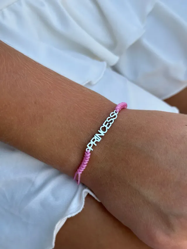 IOAKU Princess Braided armbånd hvit flettet
