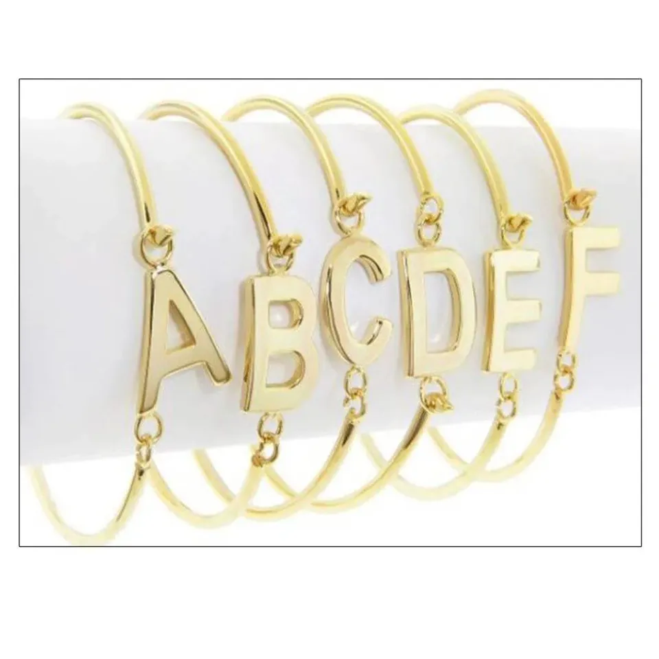 IOAKU Identity Cuff AZ armbånd gull 17 cm vanntett