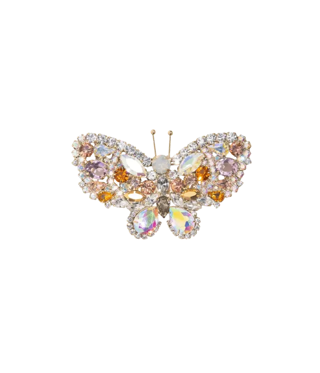 Loren Hope Butterfly Medium brosje crystal ab
