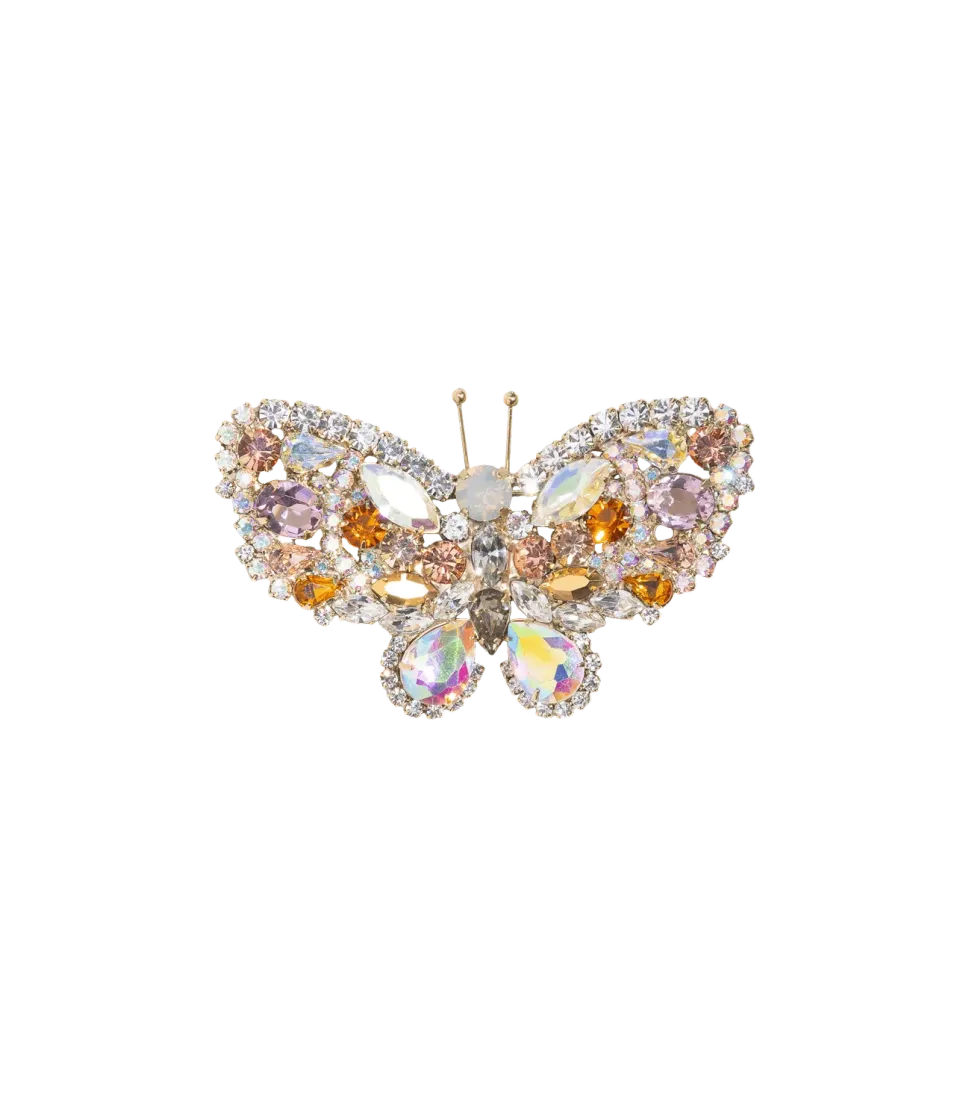Loren Hope Butterfly Medium brosje crystal ab