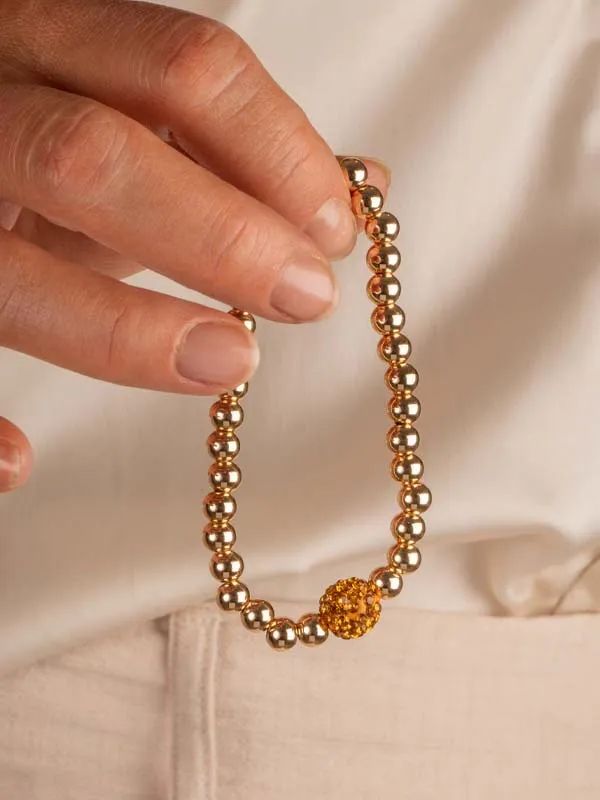 pfg Stockholm Goldie armbånd gull forgylt