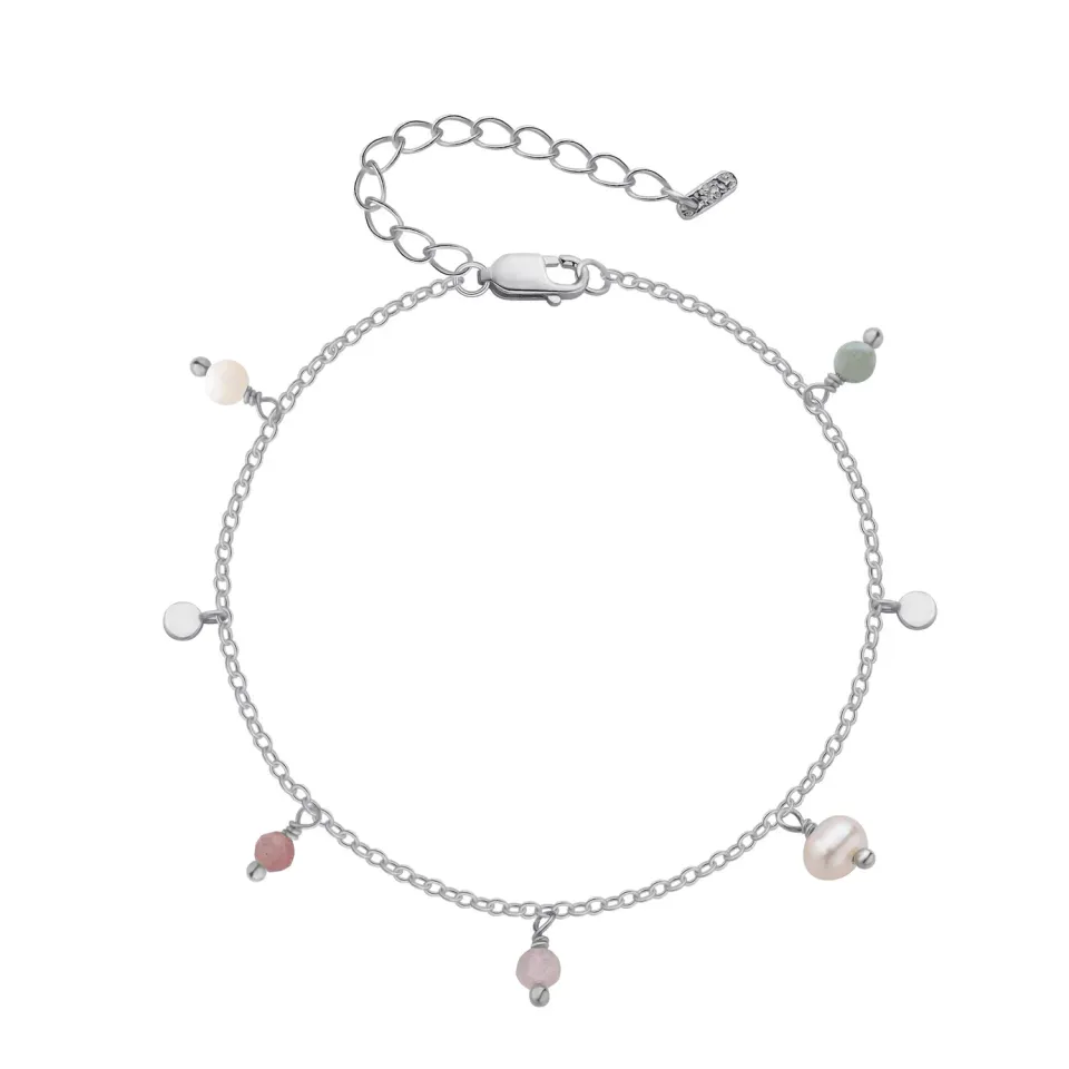 Wioga Magna B-8714-S armbånd sølv lapis 15,5–19 cm