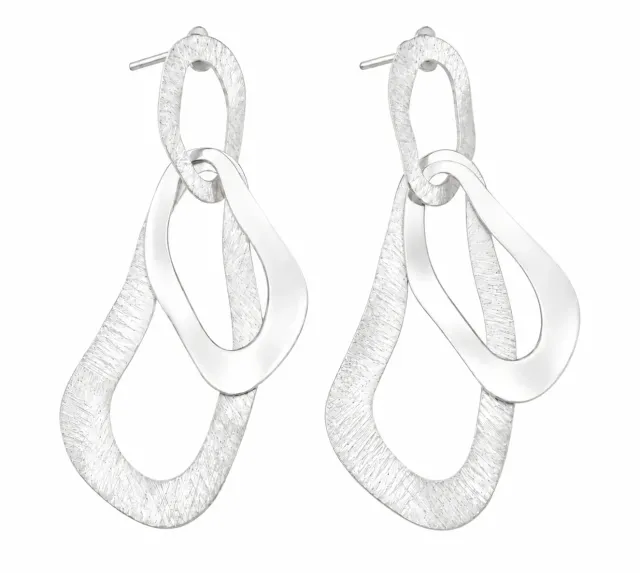 Wos Loops øredobber sølv 925 5,5 cm