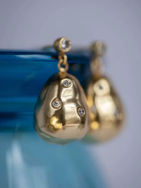 pfg Stockholm Sparkling Drop øredobb dråpe luksus
