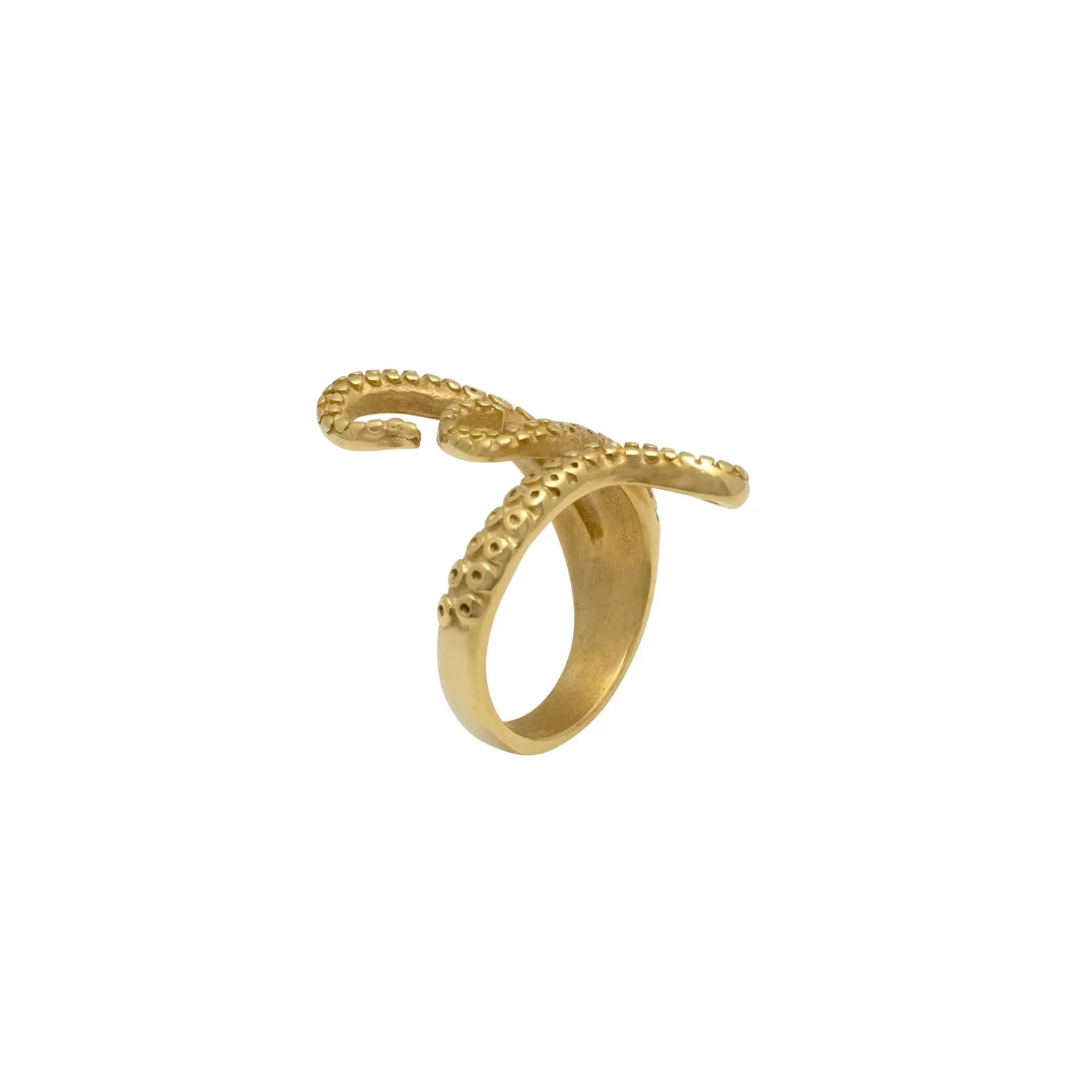 Wos WOS UP Payton ring gull blekksprut 2,2 cm