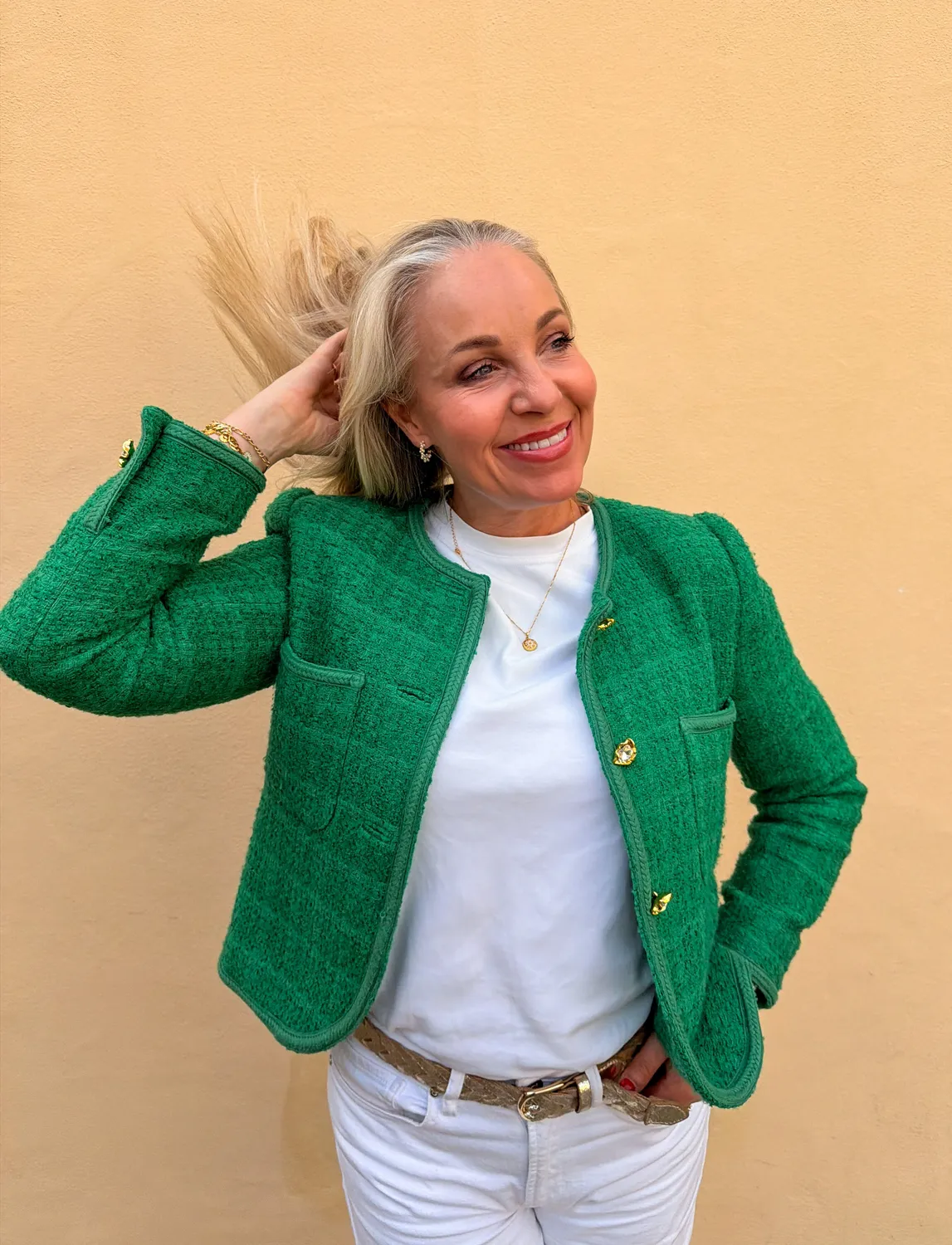 Janne Formoe Emmeline smykke halskjede 42 cm medaljong