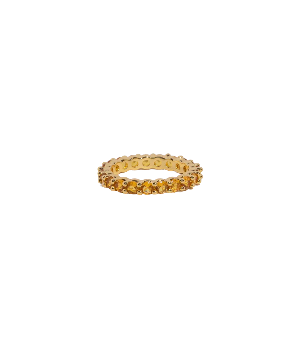 Loren Hope Theo ring Topaz evighet str 6 forgylt