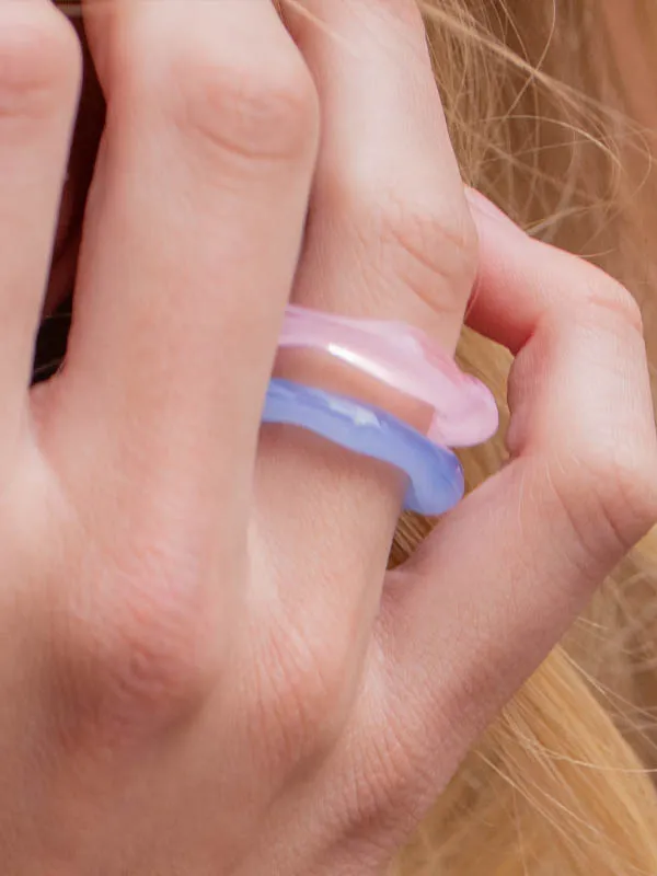 pfg Stockholm Color Ring ring lysrosa enkel