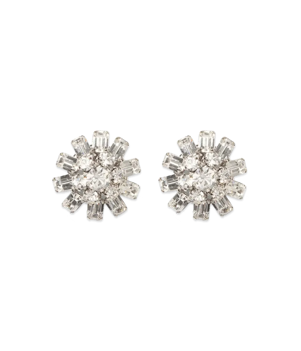 Loren Hope Billie øredobber crystal baguette studs