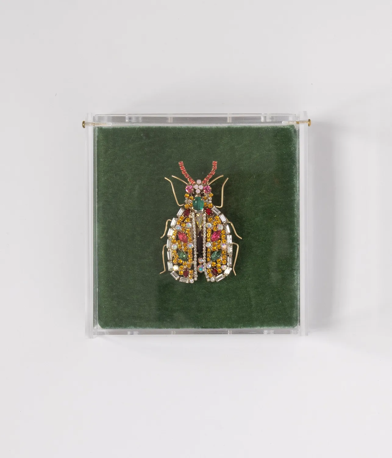 Loren Hope Gilded Garden Betsy Beetle brosje multi 8,1 cm