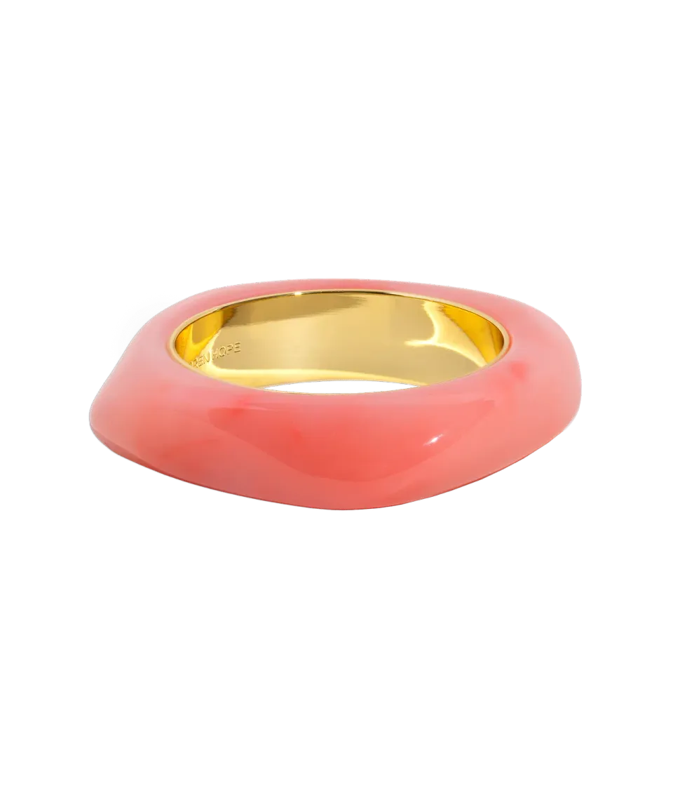 Loren Hope Paloma Bangle armring rosa resin